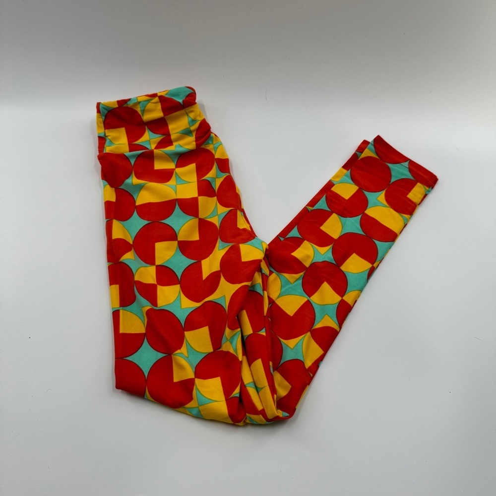 LuLaRoe One Size (OS) Leggings – Buttery Soft Stretchy Printed Leggings - Picture 1 of 5